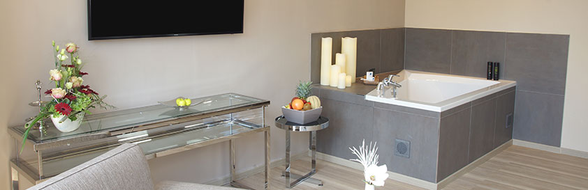 Romantischer Kurzurlaub Wellness-Suite am Rhein